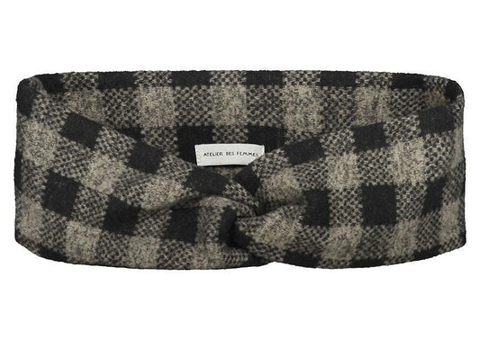 Checkprint Headband Malou